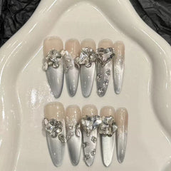 Slender and pointed handmade nail art collecition