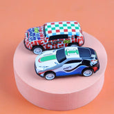 Sliding Graffiti Metal Car-2pcs