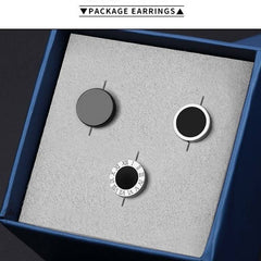 Men's combination set earrings