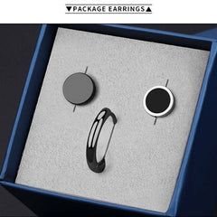 Men's combination set earrings