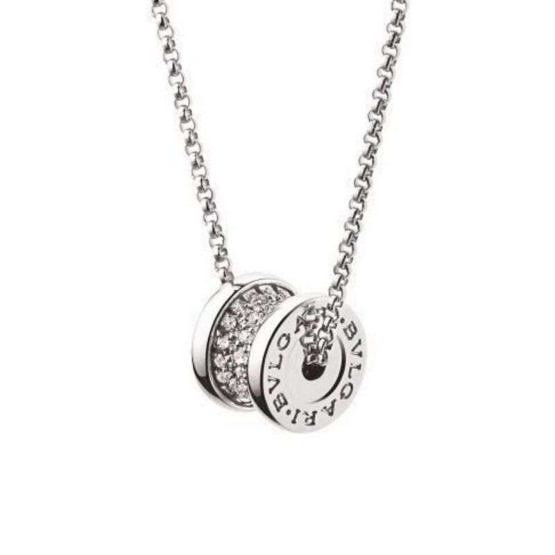Fan shaped skirt necklace