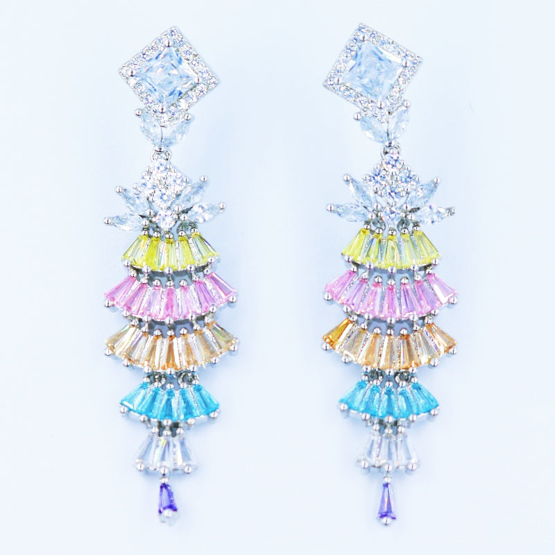 Aurora Petal Cascade Earrings