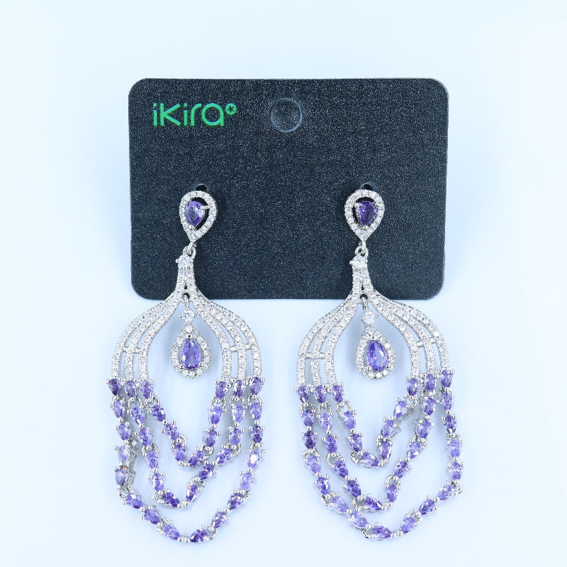 Starry Rainbow Drop Earrings