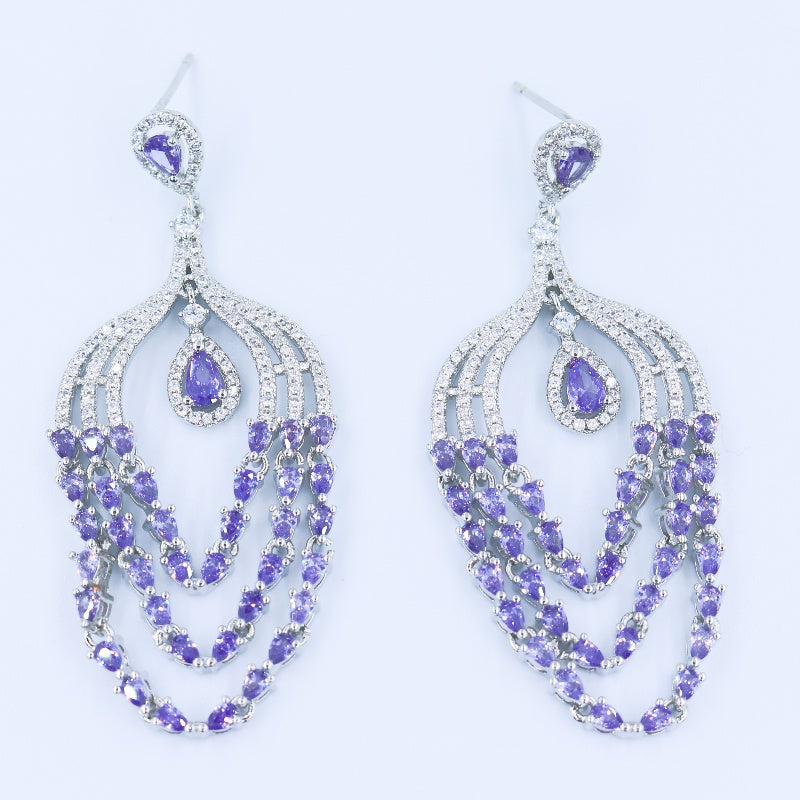 Starry Rainbow Drop Earrings