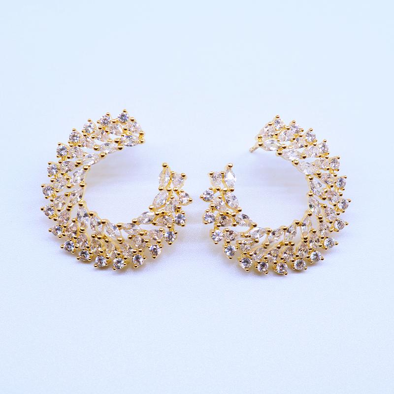 "Celestial Crescent" Earrings Series