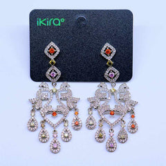 Vintage Peacock tail Earrings