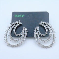 Triple Bloom Stud Earrings