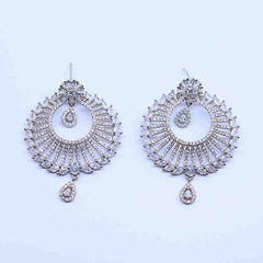 Radiant Fan Crystal Earrings Collection