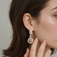Petal Radiance Drops Earrings