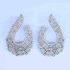 Snow Petal Gleam Earrings