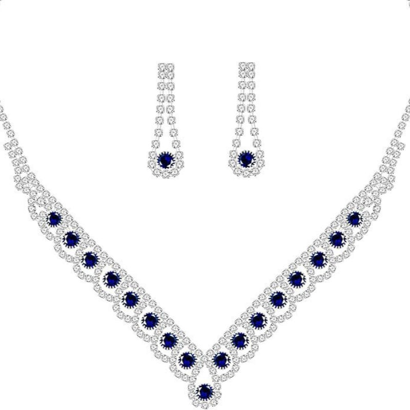 Dazzling Water Drop Gemstone Sets