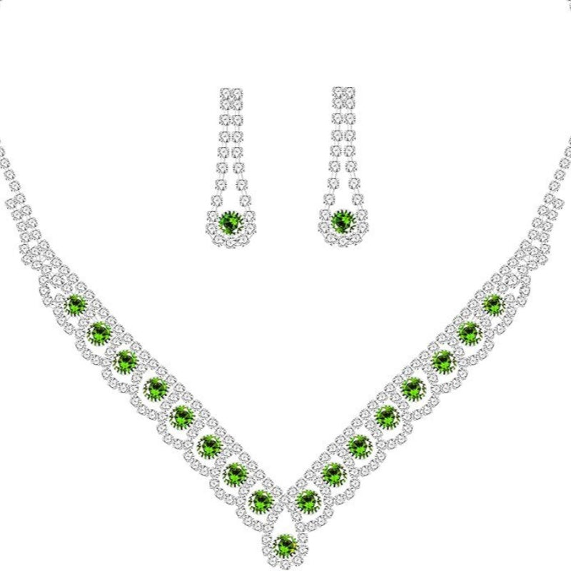 Dazzling Water Drop Gemstone Sets