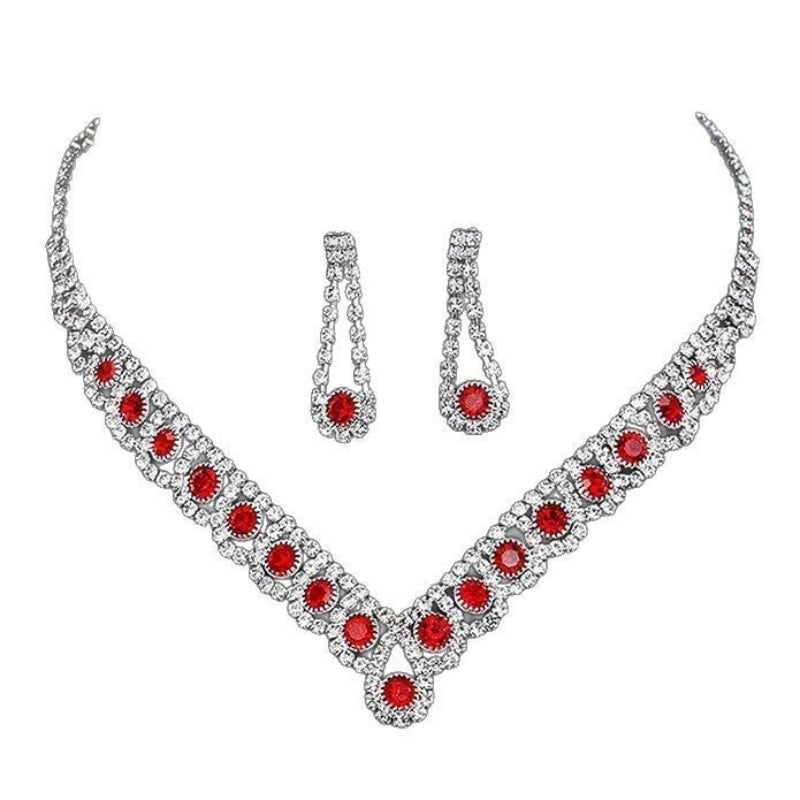 Dazzling Water Drop Gemstone Sets