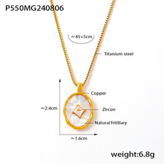 French retro double layered necklace