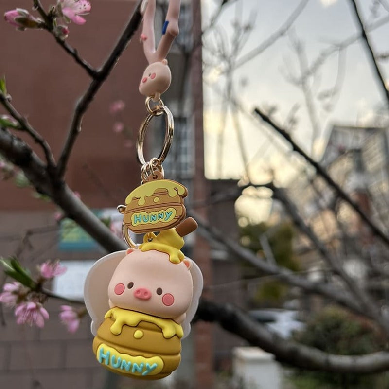 Little Pig Cute Dessert Keychain