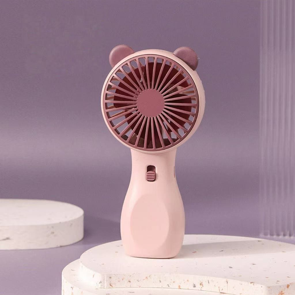 Charging Bear Handheld Small Fan