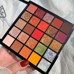 25 color pearl eye shadow