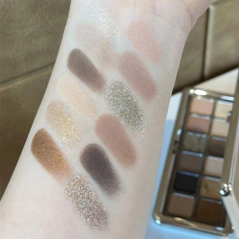 Golden Glimmer 12-Color Eyeshadow Palette
