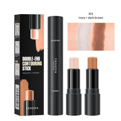 High gloss shadow dual-use grooming wand
