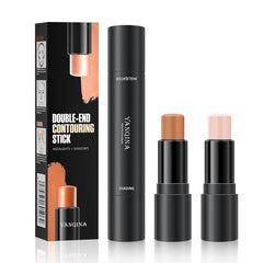 High gloss shadow dual-use grooming wand