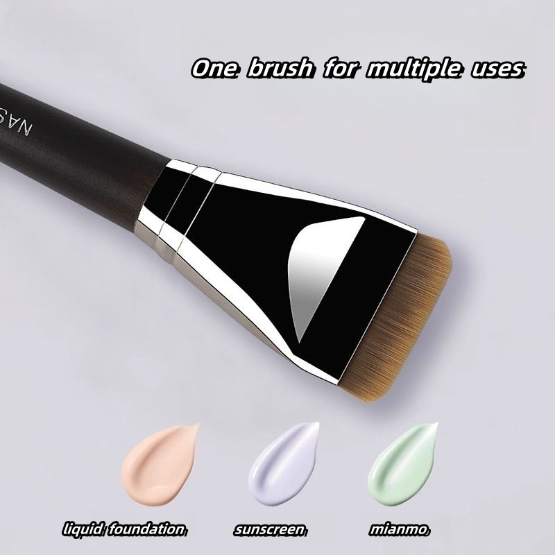 Straight foundation make-up brush
