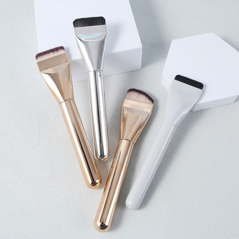 Straight foundation make-up brush