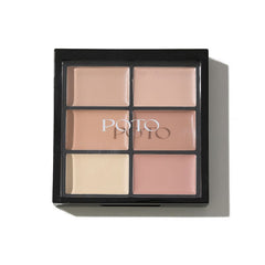 Six color concealer integrated plate