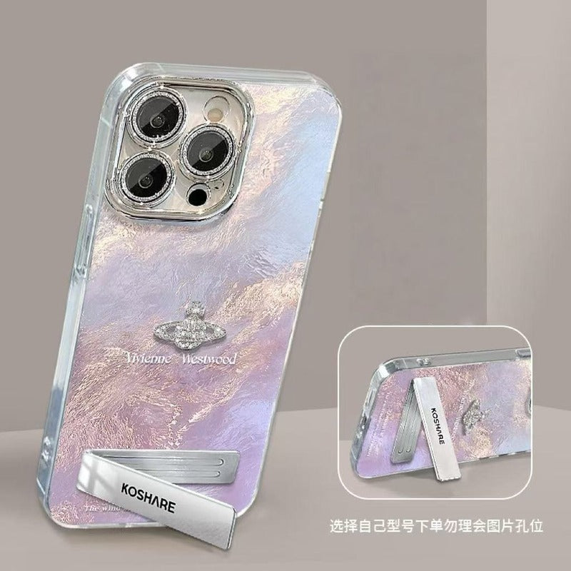 Gradient 3D Planet Apple Phone Case