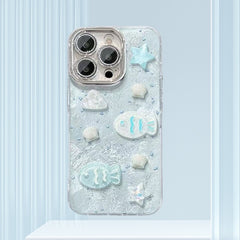 3D Shell Small Fish Apple Phone Case