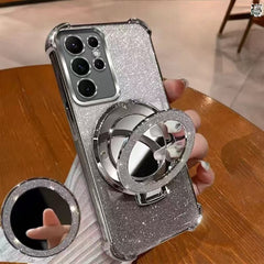 Samsung phone case makeup mirror holder