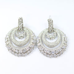ikira earrings_Triple Halo Sparkle Earrings