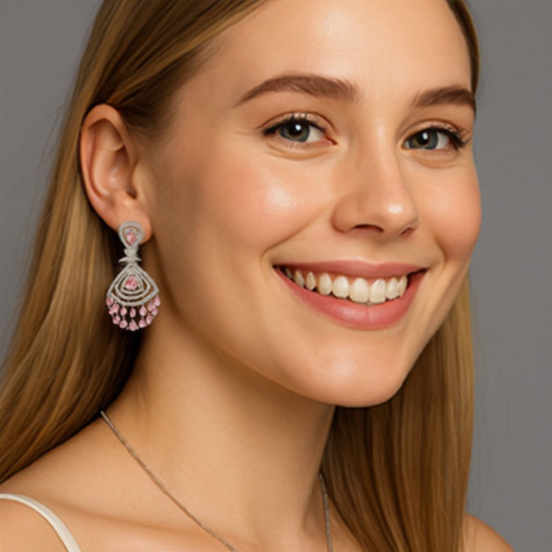 Crystal Cascade Earrings