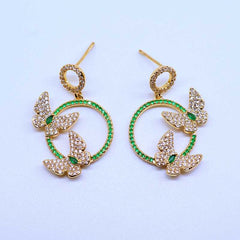 Butterfly  Dangle Earrings