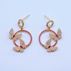 Butterfly  Dangle Earrings