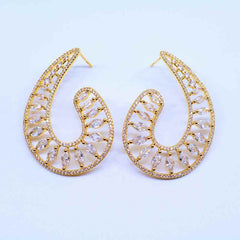 Crystal Arc Elegance Earrings