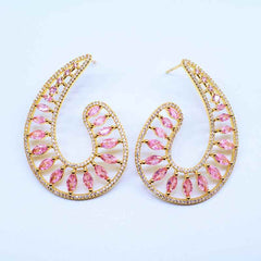 Crystal Arc Elegance Earrings