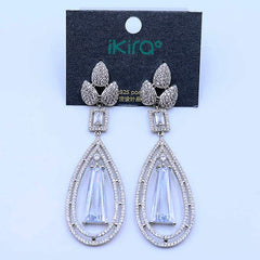 Crystal Elegance Teardrop Earrings