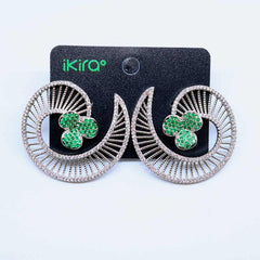 Fan Clover Statement Earrings