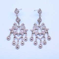 Vintage Peacock tail Earrings