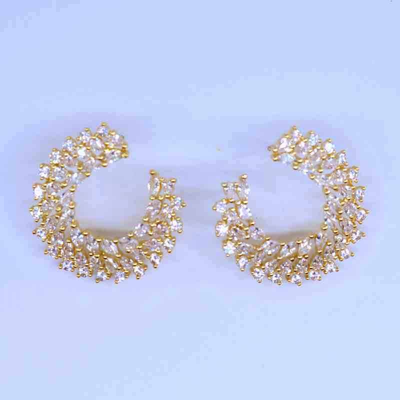 "Celestial Crescent" Earrings Series