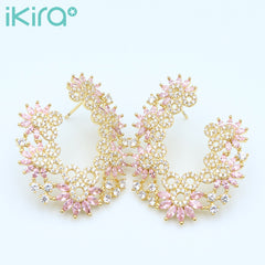 ikira_jewelry_earrings_Blossom Halo Hoop Earrings_3