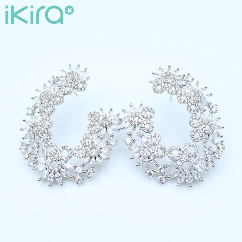 ikira_jewelry_earrings_Blossom Halo Hoop Earrings_5