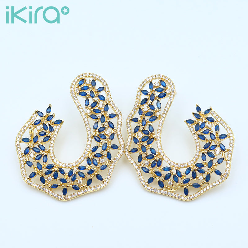 ikira_jewelry_earrings_Emerald_Garden_Whisper_Stud_Earrings_3