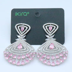 ikira_jewelry_earrings_Silver-and-Pink-Fish-Shaped-Earrings-Pink-2