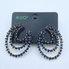 Triple Bloom Stud Earrings