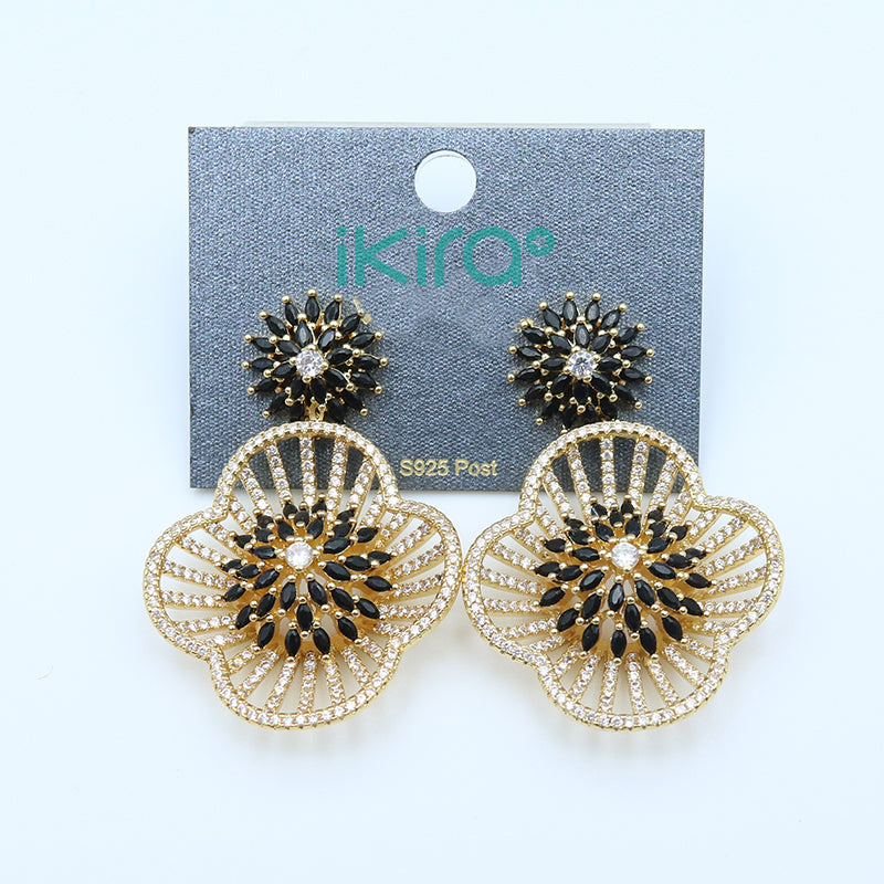 Sun Flower Drop Earrings