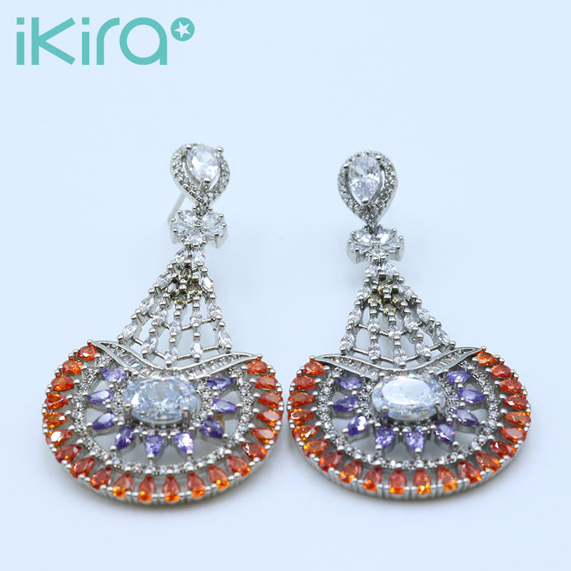 ikira_jewelry_earrings_diamond_inlaid_floral_earrings_multi_color_1