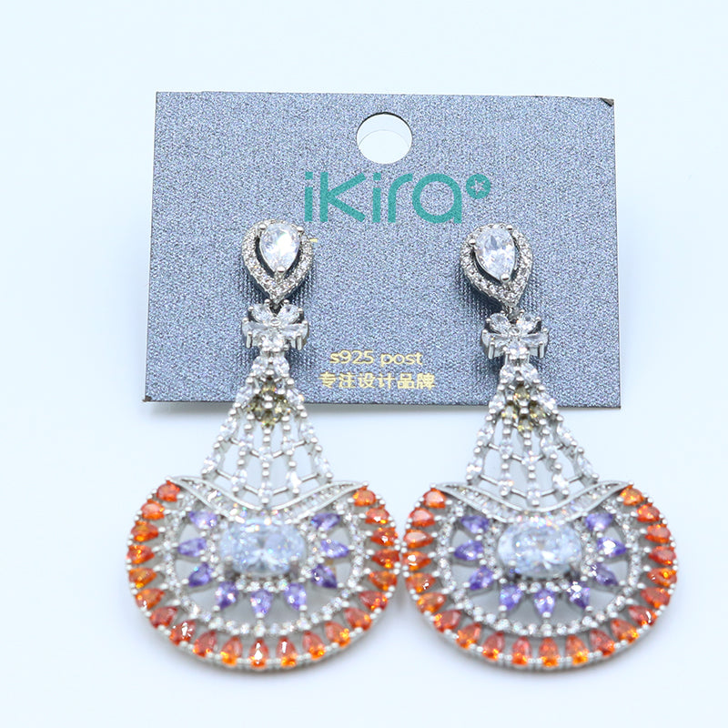 ikira_jewelry_earrings_diamond_inlaid_floral_earrings_multi_color_2