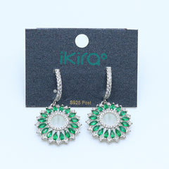 ikira_jewelry_earrings_double_layer_green_floral_drop_earrings_green_2