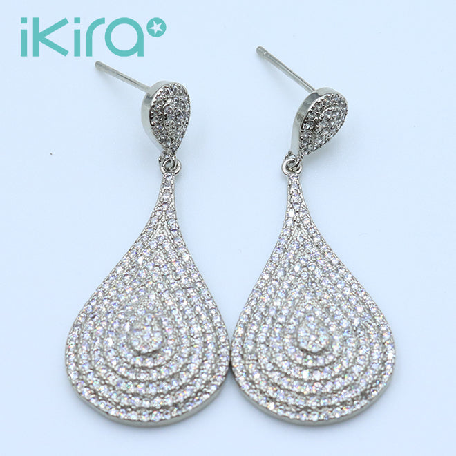 ikira_jewelry_earrings_double_layer_teardrop_silver_diamond_drop_earrings_silver_1